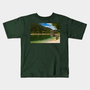 Jasna Lake in Slovenia Kids T-Shirt